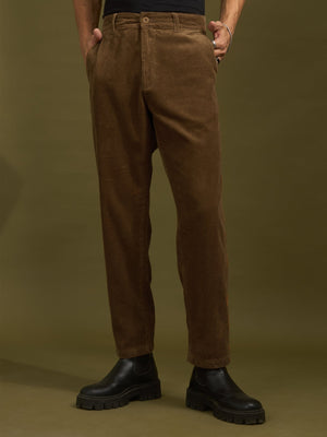Holden - Corduroy Crop Trouser - Burnt Cinnamon - Espanshe