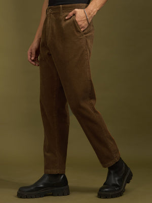 Holden - Corduroy Crop Trouser - Burnt Cinnamon - Espanshe