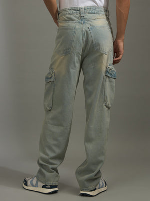 Vinnie - Cargo Jeans - Blue - Espanshe