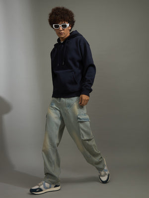 Vinnie - Cargo Jeans - Blue - Espanshe