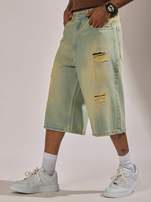 loose fit denim jorts perfect for casual wears.
denim jorts for men
casual wear jorts for men