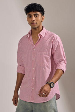 oversized stripped shirt with full sleeve and chest pocket made from 100% cotton.
pure cotton shirts for men
oversized shirts for men