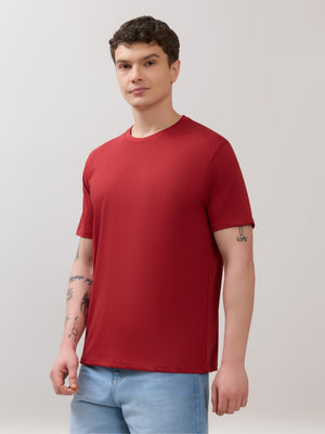 Zanaia - Slim Fit T-Shirt - Red - Espanshe