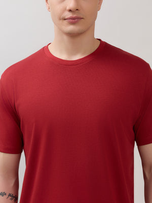 Zanaia - Slim Fit T-Shirt - Red - Espanshe