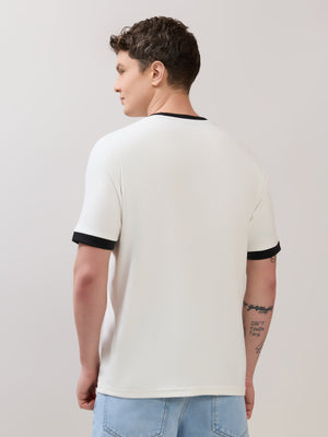 Karoon - Slim Fit Round-Neck T-Shirt - White - Espanshe