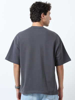 Elowen - Oversized Round neck
t-Shirt with five sleeve -Espanshe
round neck tshirt for men
five sleeve tshirt for men