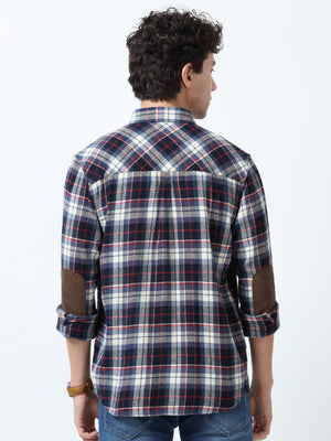 fullsleev checkered shirt in regular fit made from soft brushed fabric
fullsleeve shirts for men
regular fit shirt for men