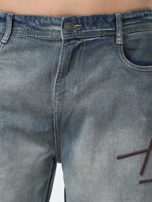 loose fit jeans with stylish embroidery
loose fit jean for men
stylish jean for men