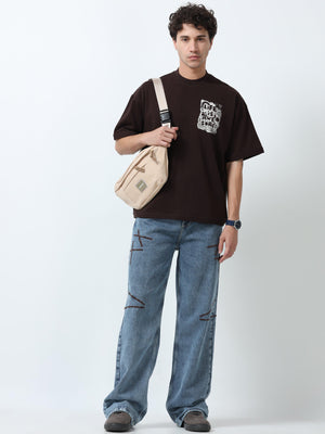 loose fit jeans with stylish embroidery
loose fit jean for men
stylish jean for men