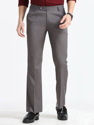 Wee 2.0 - Bootcut Formal Pant - Cement Grey - Espanshe