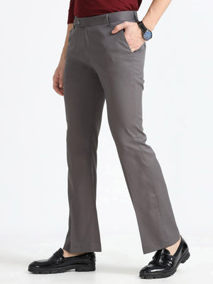 Wee 2.0 - Bootcut Formal Pant - Cement Grey - Espanshe