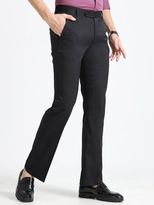Wee 2.0 - Bootcut Formal Pant - Black - Espanshe