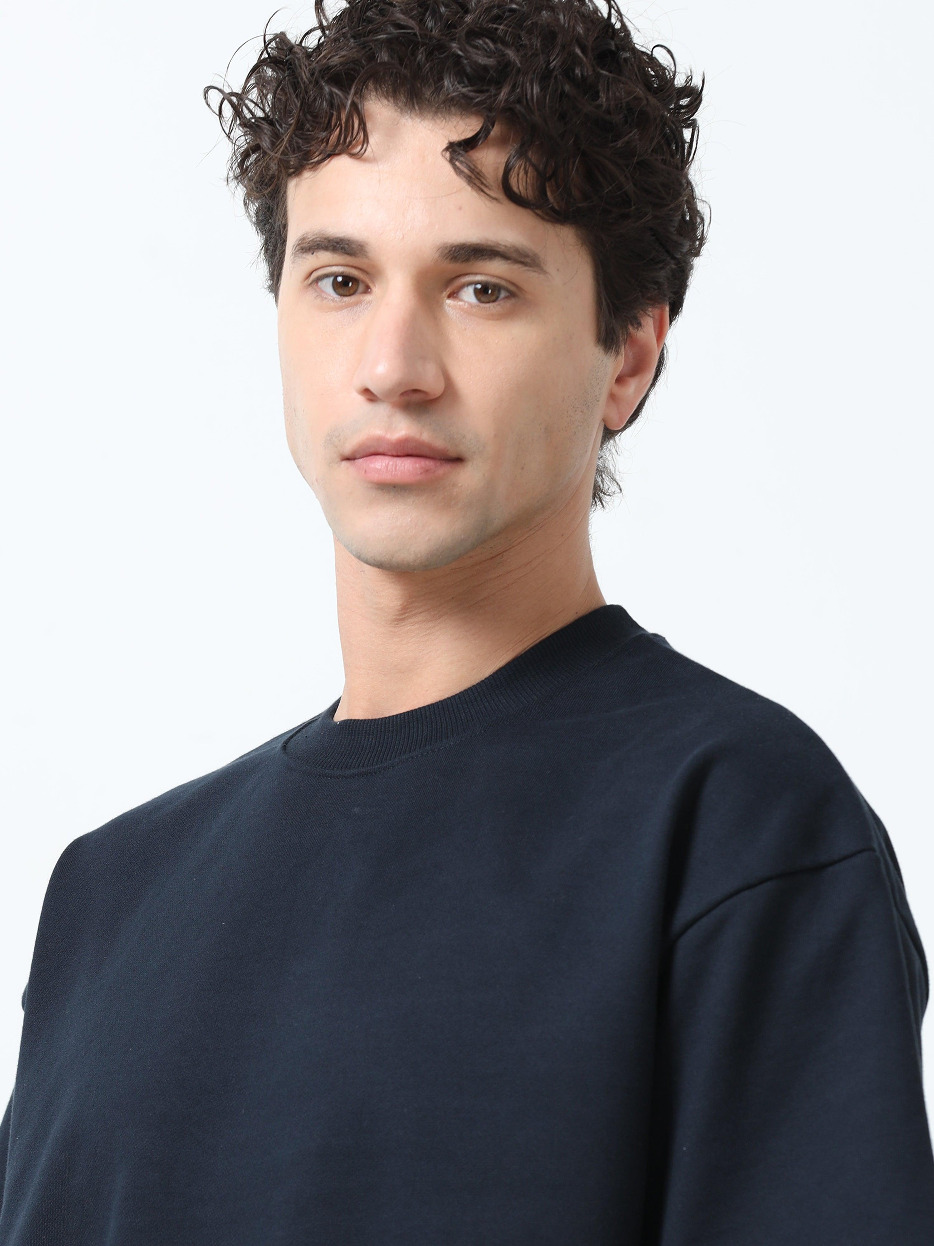 Elowen - Oversized Round neck
t-Shirt with five sleeve - Espanshe
round neck tshirt for men
five sleeve tshirt for men