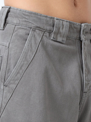 Maverick - Baggy Cargo Jeans - Grey - Espanshe