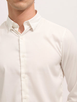 Ivar - Turkish Fit Striped Shirt - White - Espanshe
