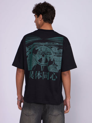 Moovin - Unity Drive Printed T-Shirt - Black - Espanshe