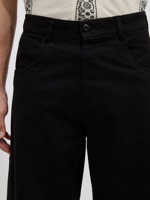 Quinton - Super Baggy cargo pants - Black - Espanshe