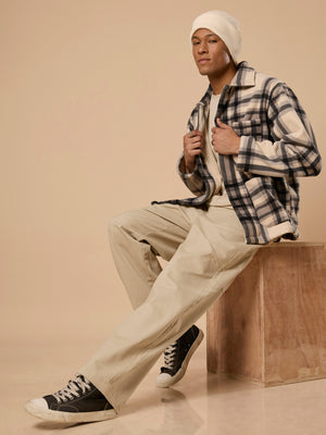 Men's Super Baggy Cargo Pant in
Cream