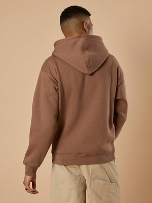 Drift - Printed Hoodie - Light Brown - Espanshe