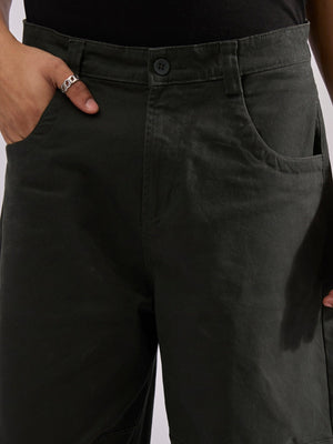 Vardon - Super Baggy Cargo Pant - Dark Green - Espanshe