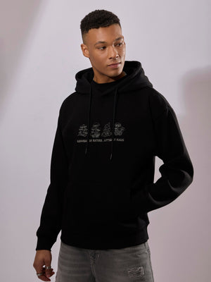 Drift - Printed Hoodie - Black - Espanshe
