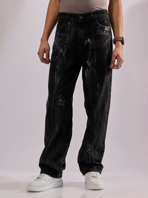 Tornix - Relaxed Fade jeans - Black - Espanshe