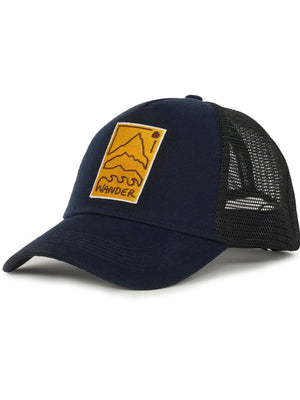 Galenos - Wander Printed Baseball Cap - Navy - Espanshe