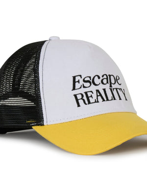 Galenos - Escape Reality Printed Baseball Cap - Yellow - Espanshe