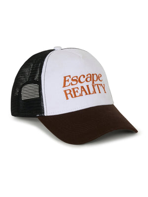 Galenos - Escape Reality Printed Baseball Cap - White - Espanshe