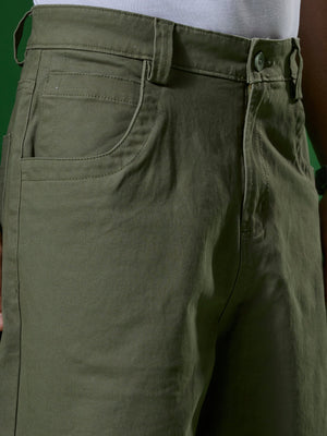 Vardon - Super Baggy Cargo Pant - Green - Espanshe