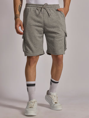men's cargo shorts in gray