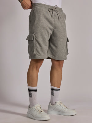 men's cargo shorts in gray