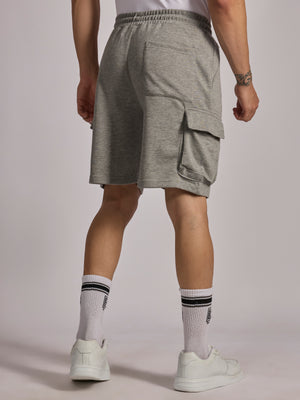 men's cargo shorts in gray