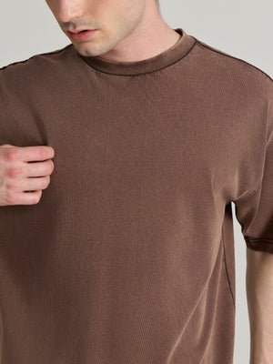 Men's Baggy T-Shirt - Brown
