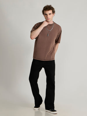 Men's Baggy T-Shirt - Brown