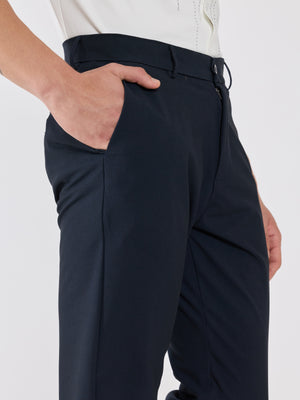 Men's Slim Fit Formal Pant - navy blue