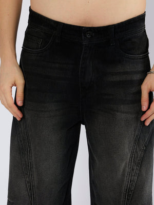 Braden - Baggy Jeans - Black Shade - Espanshe