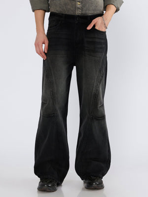 Braden - Baggy Jeans - Black Shade - Espanshe