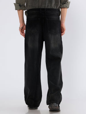 Braden - Baggy Jeans - Black Shade - Espanshe
