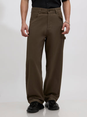 Quinton - Super Baggy cargo pants - Army Green - Espanshe