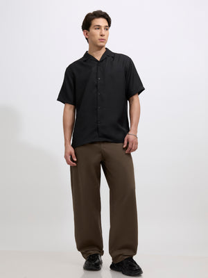 men's army green supper baggy fit from cotton and lycra blend.