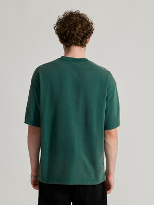 Men's Baggy T-Shirt in emarald green