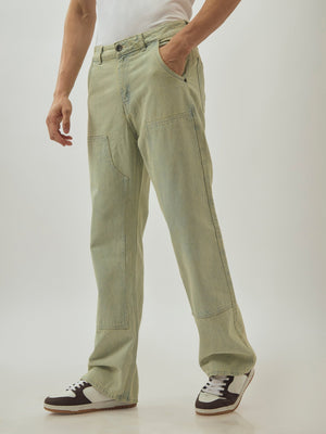 Retro - Flared Jeans - Stained Blue - Espanshe