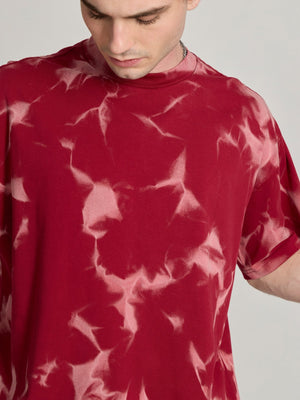 Kellington - Baggy T-Shirt - Cranberry - Espanshe