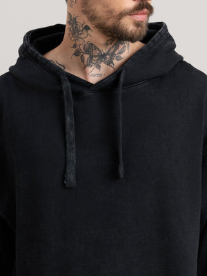 Solvyn - Relaxed Fit Hoodies - Faded Black - Espanshe