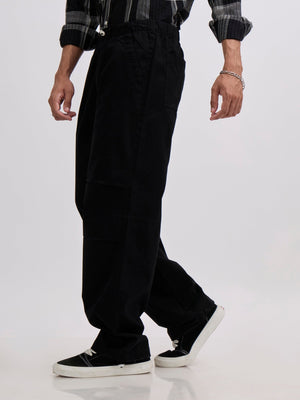Vibeflex - Parachute Joggers - Black - Espanshe