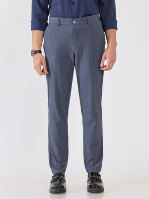 Men's Slim Fit Formal Pant - Dark Gray
