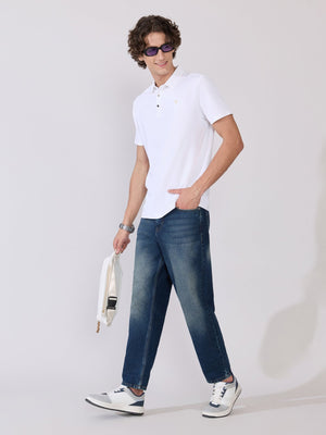 Zoltan - Regular Fit Polo T-Shirt - White - Espanshe