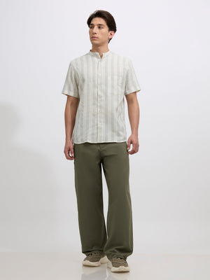 Quinton - Super Baggy cargo pants - Moss Green - Espanshe