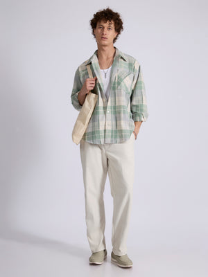 Men's Drop Shoulder Checks Shirt
